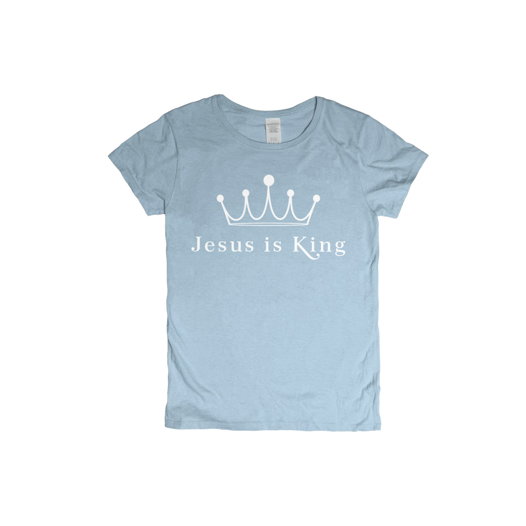 Jesus Is King - White Letter T-Shirts