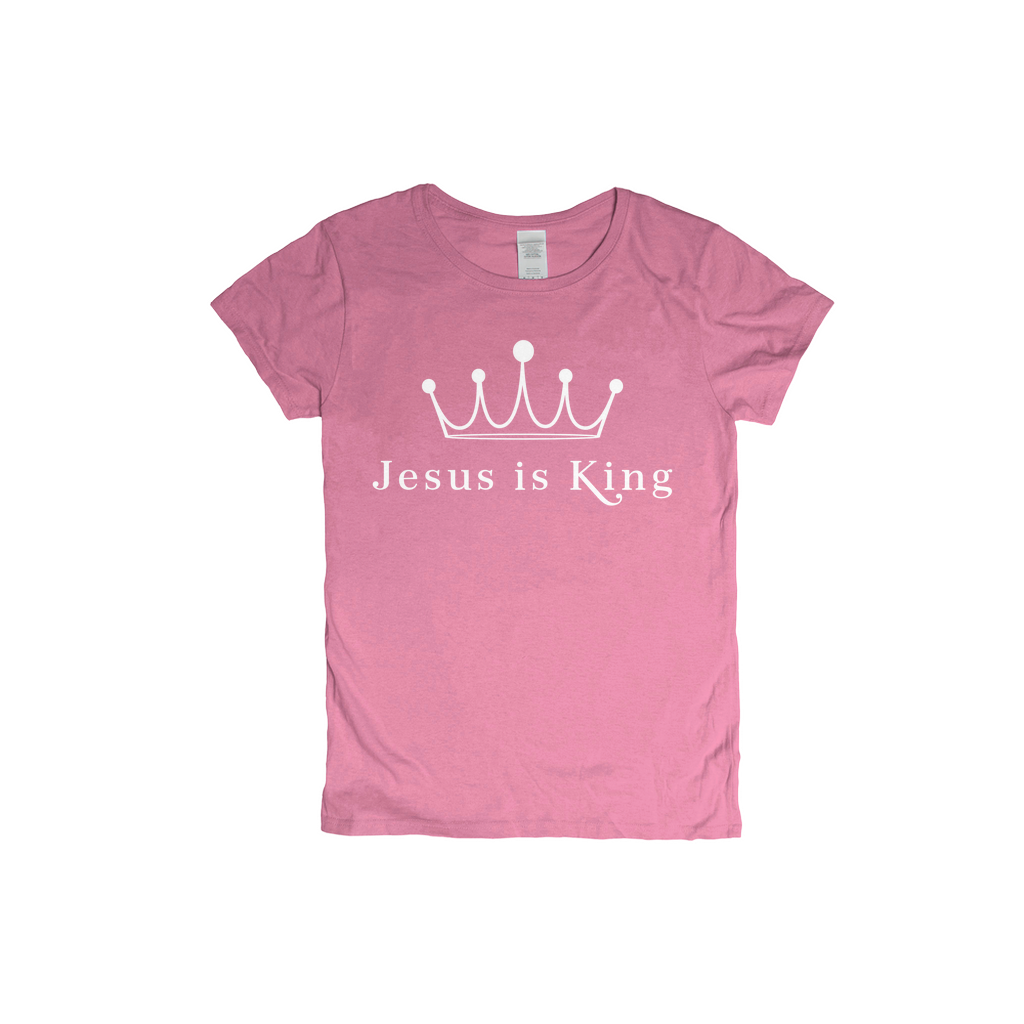 Jesus Is King - White Letter T-Shirts