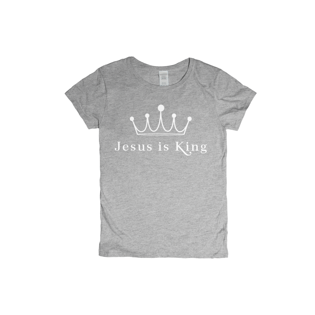 Jesus Is King - White Letter T-Shirts