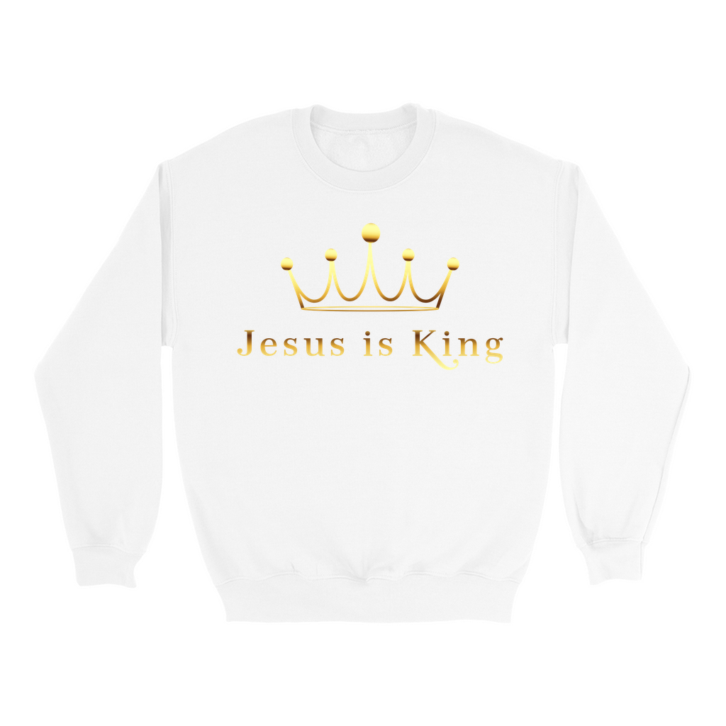 Jesus is King Sweatshirts Gold